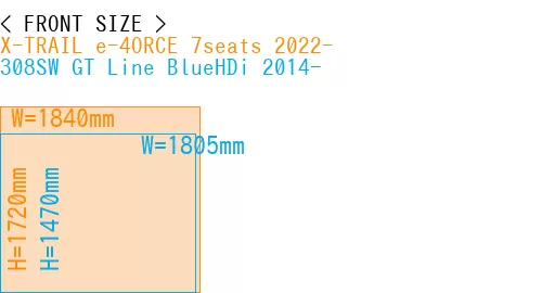 #X-TRAIL e-4ORCE 7seats 2022- + 308SW GT Line BlueHDi 2014-